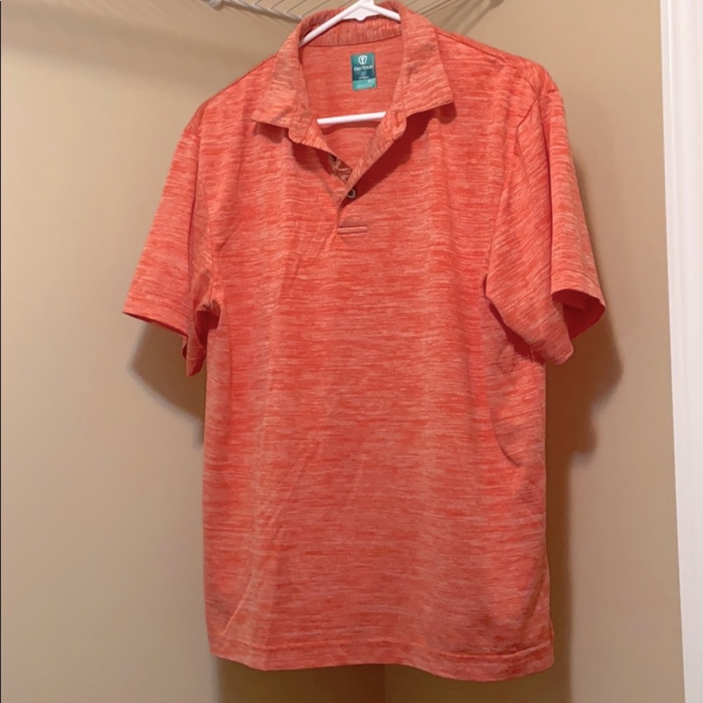 Pro Tour Airplay Orange Polo Size Medium